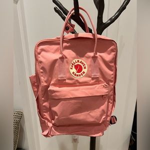 Fjallraven Kanken backpack in pink